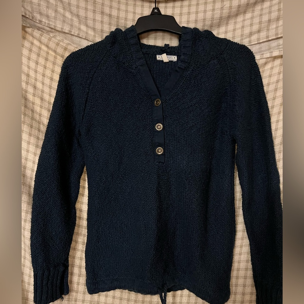Women’s Blue hoodie sweater size large